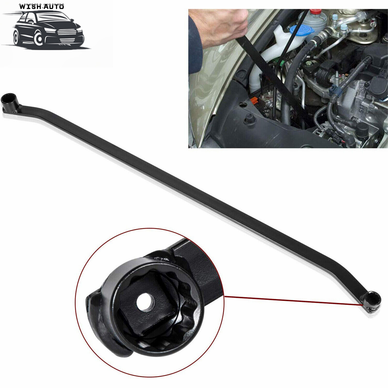 Serpentine Belt Wrench Tool Tensioner Removal Install for Honda Acura Accord CRV