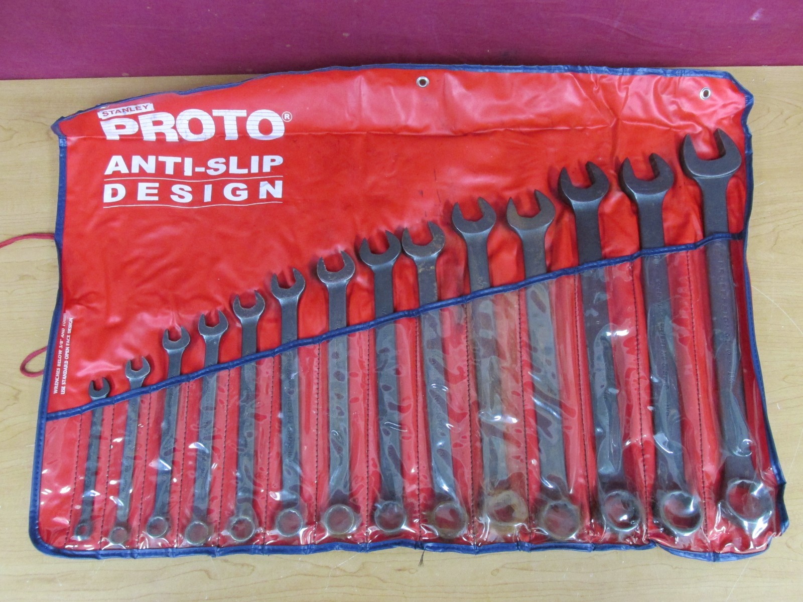 Proto Tools J1200FBASD 14pc SAE 3/8″- 1 1/4″ Black Oxide Combination Wrench Set