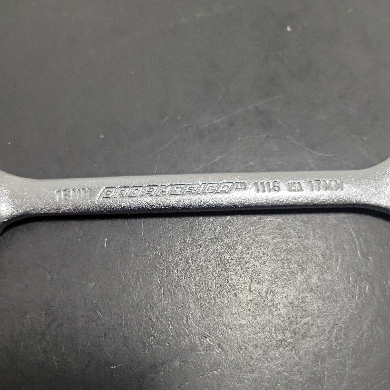 Pro America 16mm x 17mm Open End Wrench Metric 1116 USA