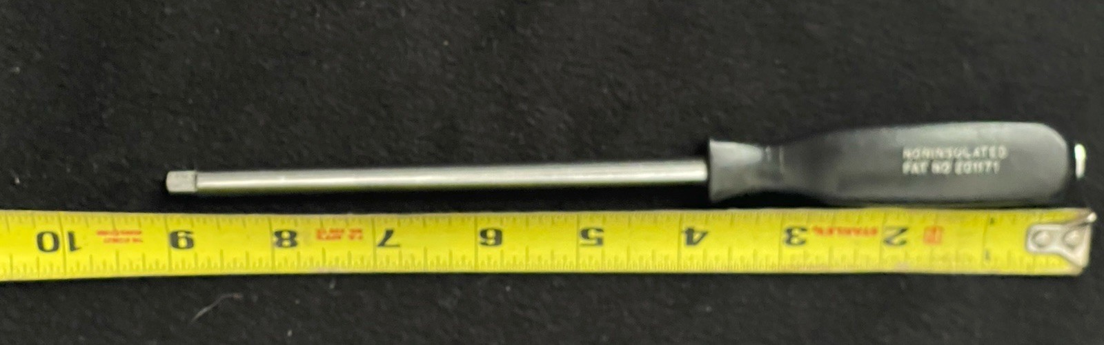 Snap-On TM9CS 1/4 “Drive 9″ Long Shank Socket Driver Black Hard Plastic Handle