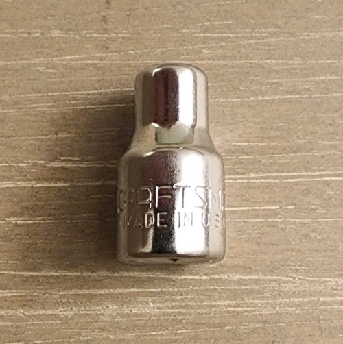Craftsman USA 5mm Socket 6 Point 1/4″ Drive (No Stamped Catalog Number)