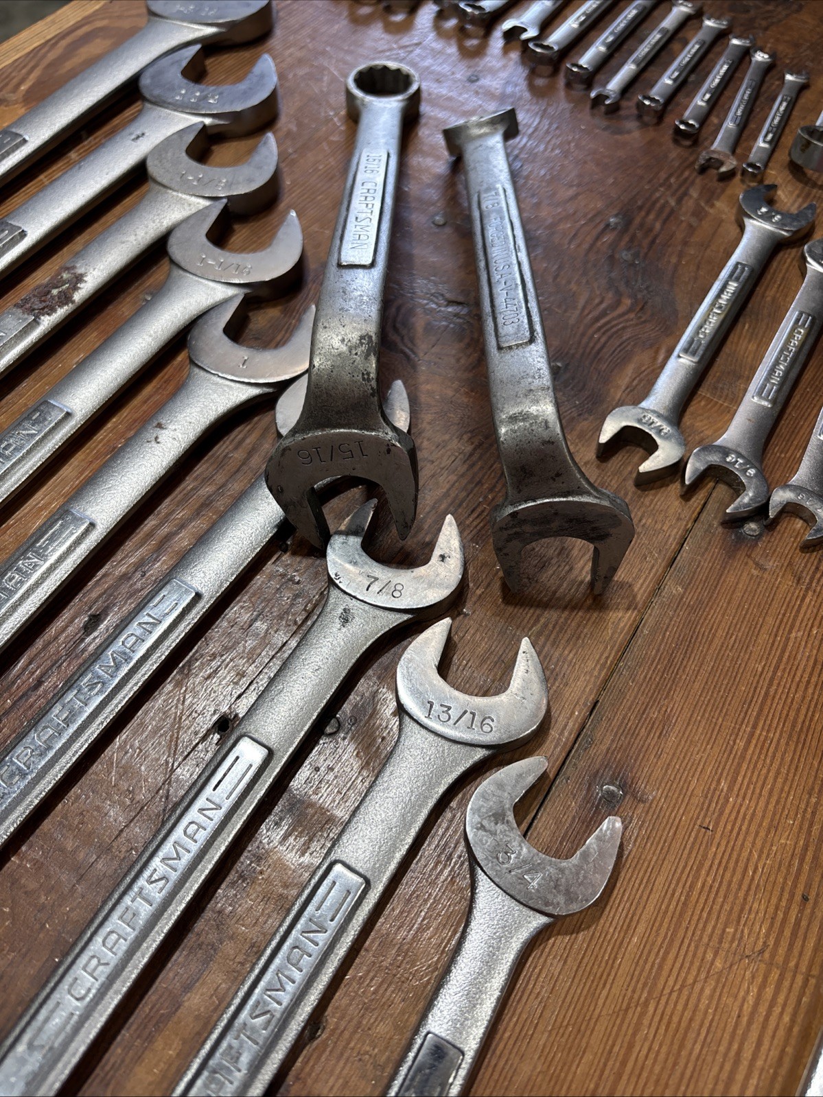 CFRAFTSMAN ( Lot Of 56 ) Open End Wrench’s Standard/Metric