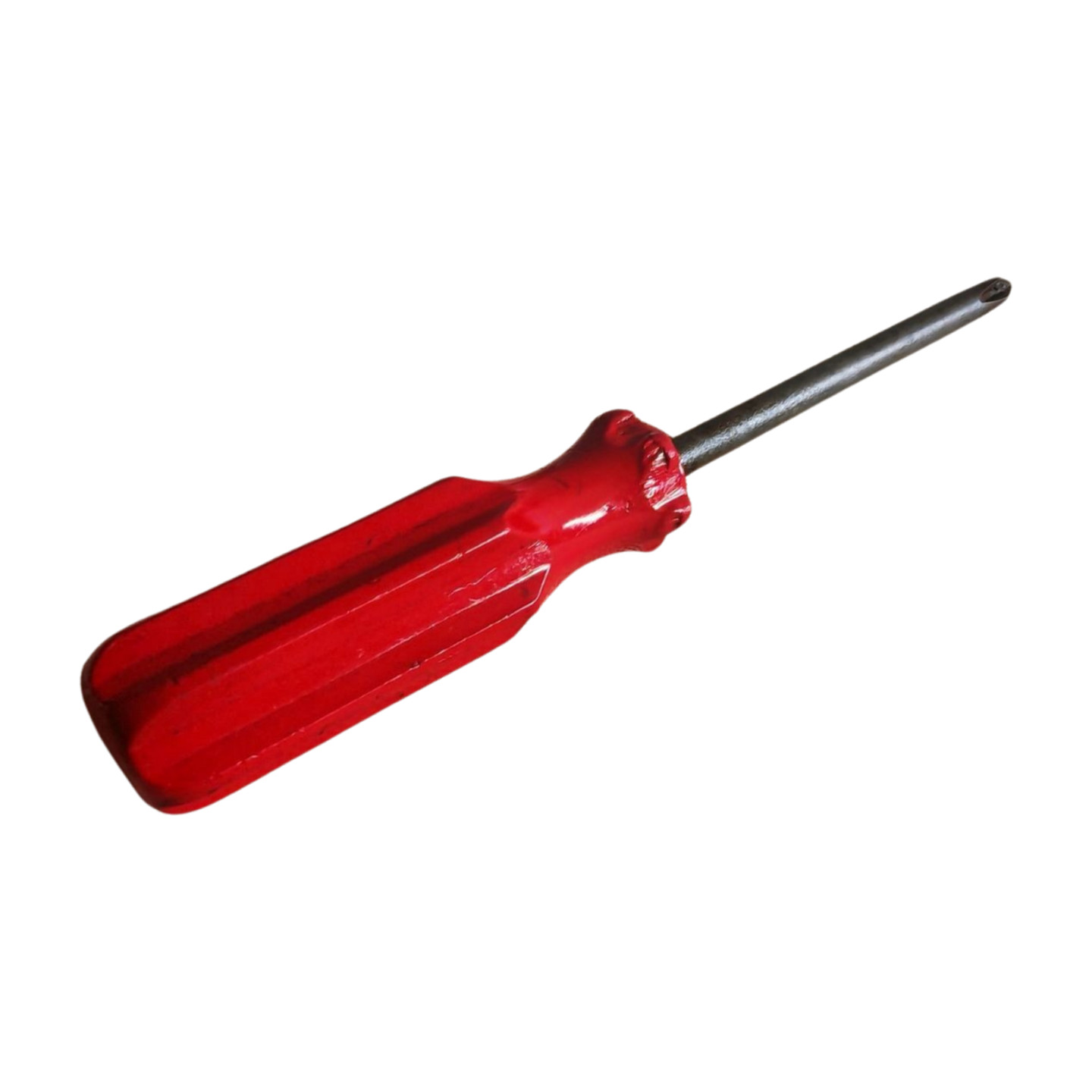 Vintage Red Handle Phillips Screwdriver – Classic Workshop Tool – 17cm