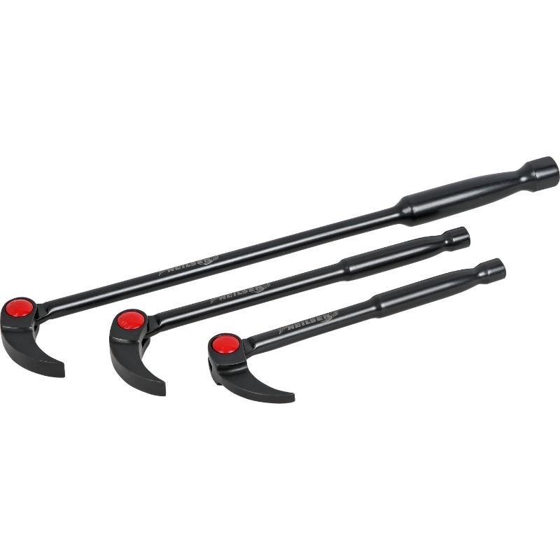 Neilsen 3 Pc Indexing Pry Bar Set 8″, 10″ & 16″ Rotate 180 Degree