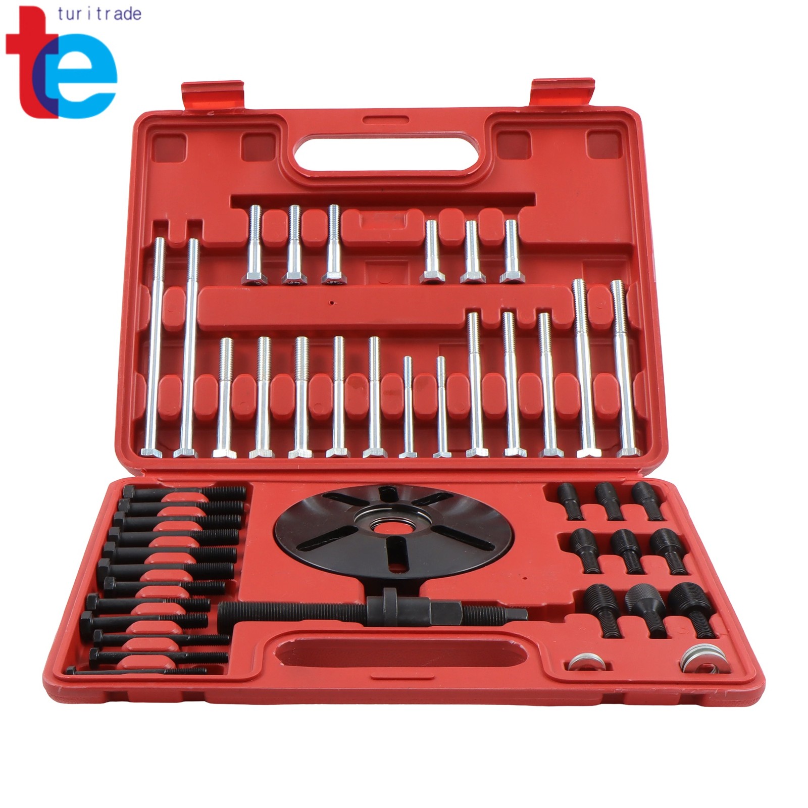 Harmonic Balancer Puller Removal & Install Tool Set Flywheel Crankshaft Kit New