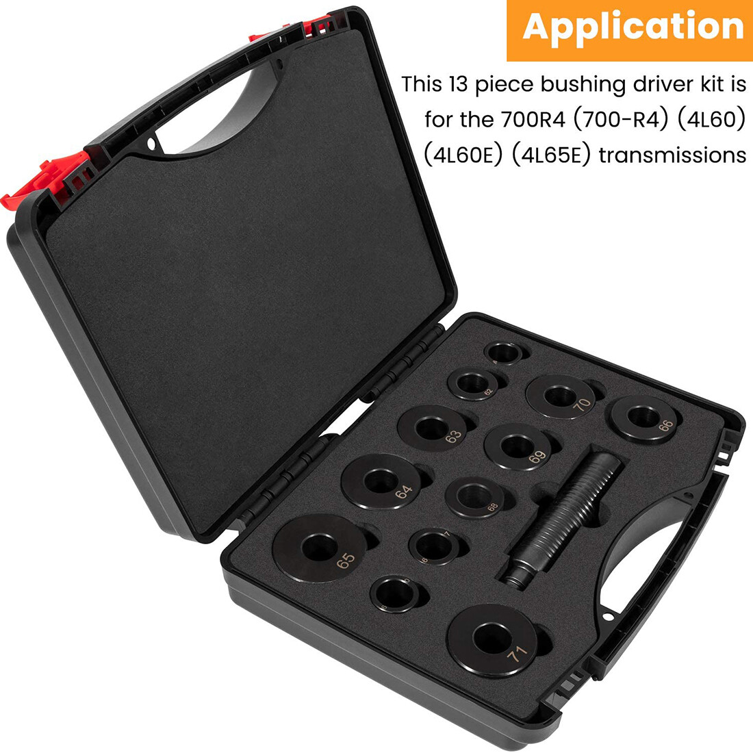 13Pcs/set T-0220-700R4 Bushing Driver Tools Kit for GM 700-R4 4L60 4L65E 4L60E
