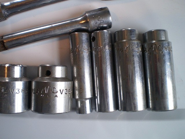 MAC Tools V Series Socket Set SAE 1/2” Drive 11 Pieces Made in USA