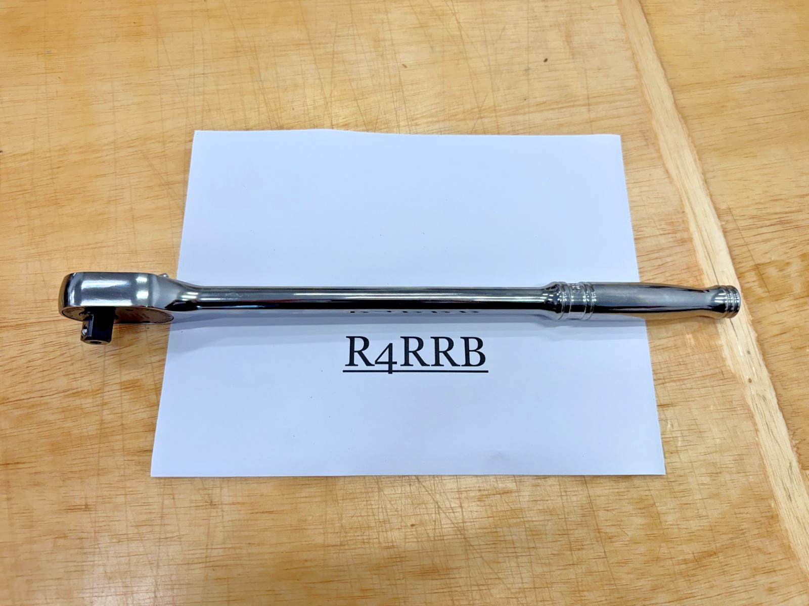 Snap-on Tools USA 1/2″ Drive 15″ Long Chrome QUICK RELEASE Ratchet SRL80A ding