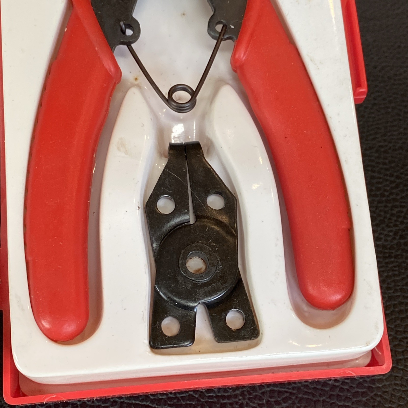 Mit 5 PC Tip Snap Ring Pliers & Spring Loaded Hog Ring Pliers Kit Set Lot Tools