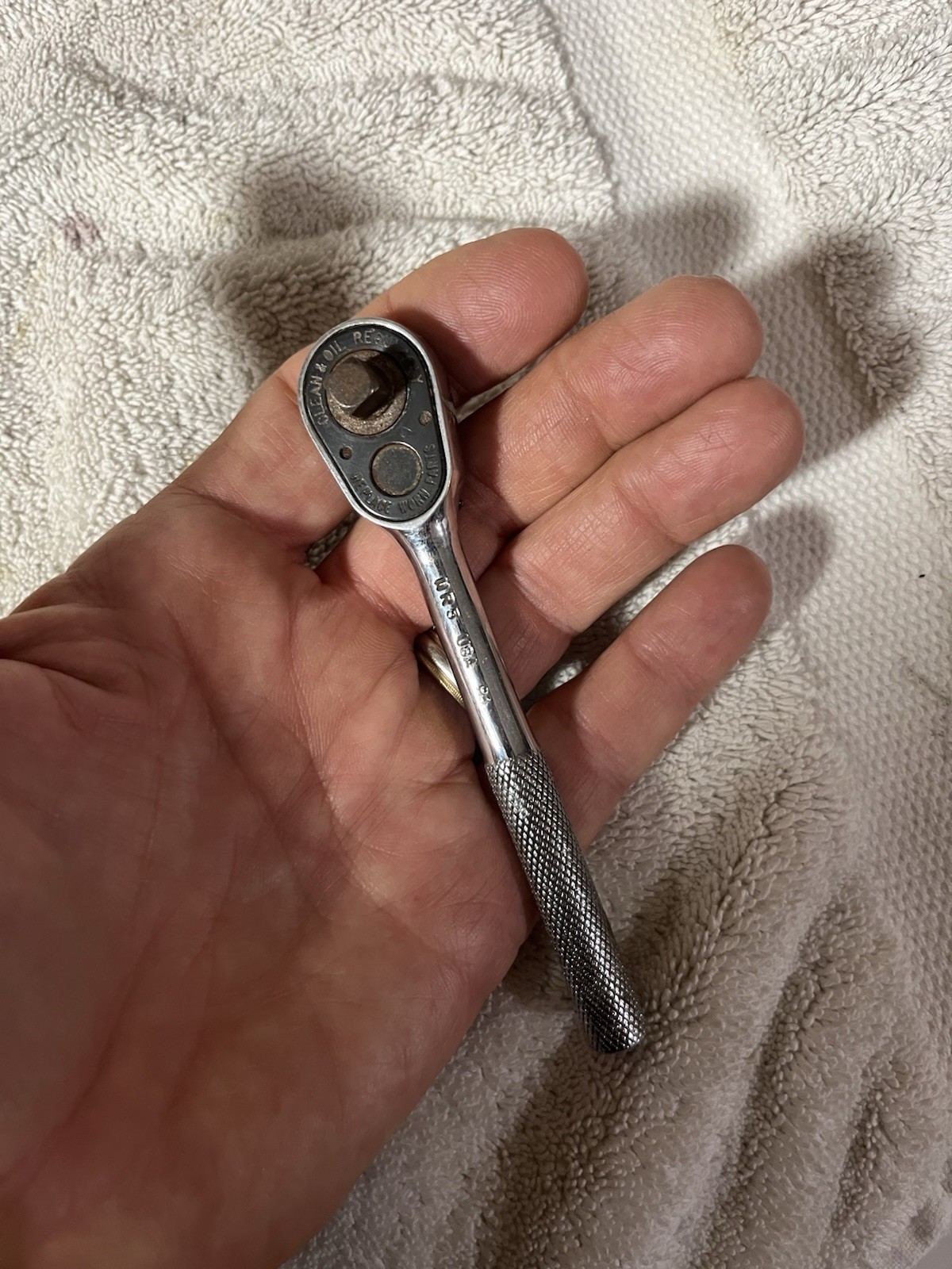 MAC TOOLS 1/4 DR. RATCHET MR5 Used But Good
