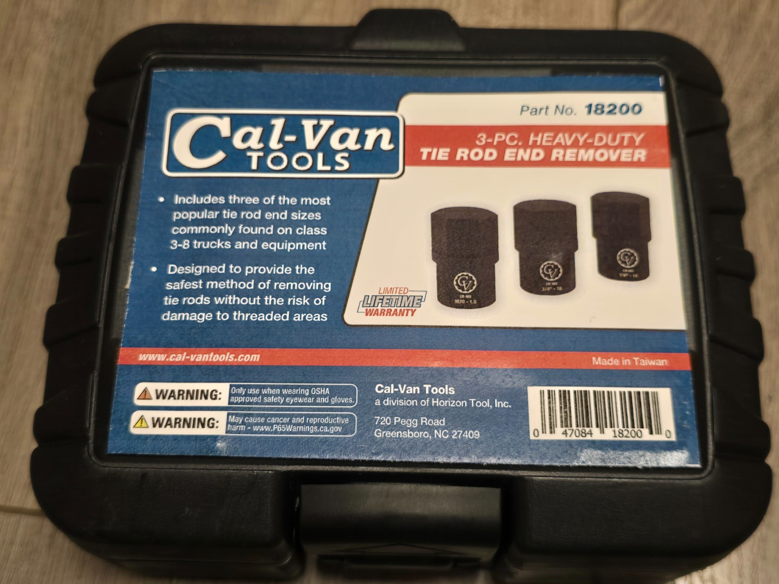 Cal Van Tools 18200, 3pc Truck Tie Rod End Remover Set, remove without damaging!