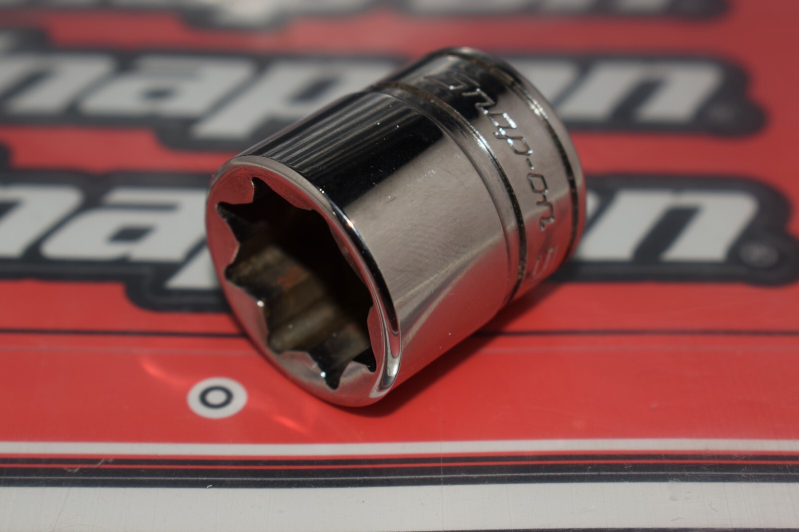 Snap-on Tools 3/8″ Drive 5/8″ SAE 8-Point Double Square Chrome Socket F320 #74