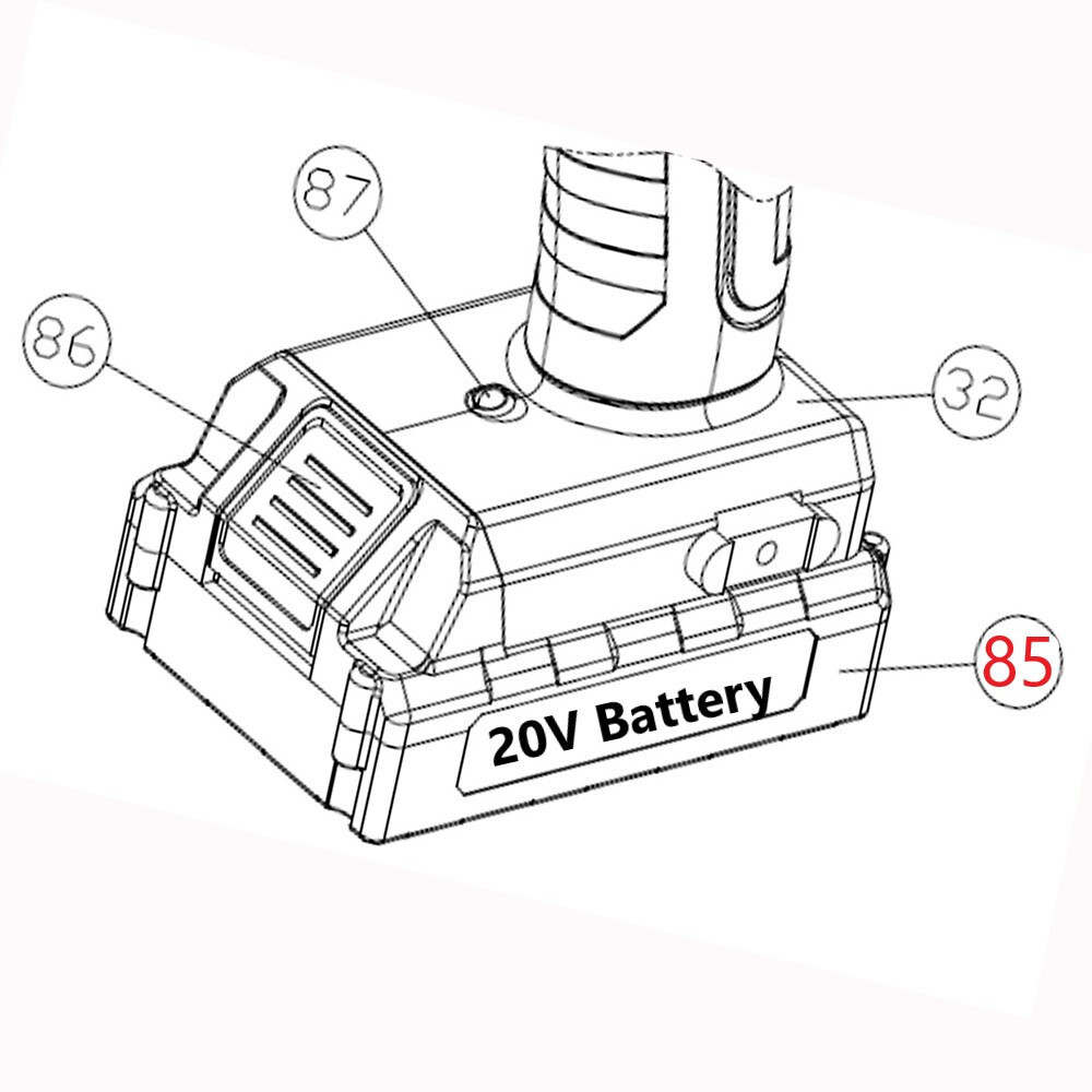 BRG-600 Blind Rivet Gun 20V -2ah Lithium – ion Battery