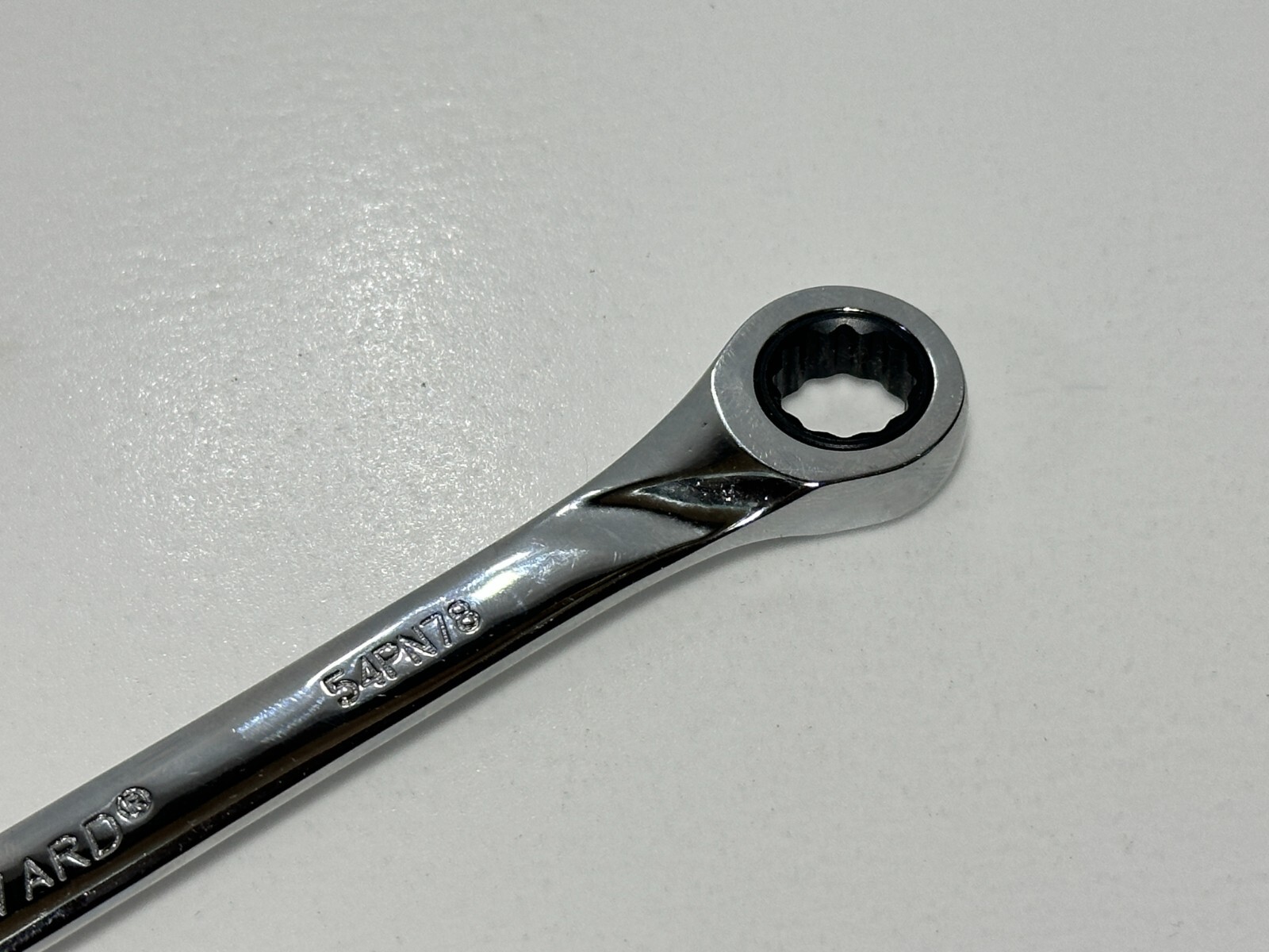 Westward 54PN78 SAE 7/16″ Ratcheting Full Polish Chrome Combination Wrench