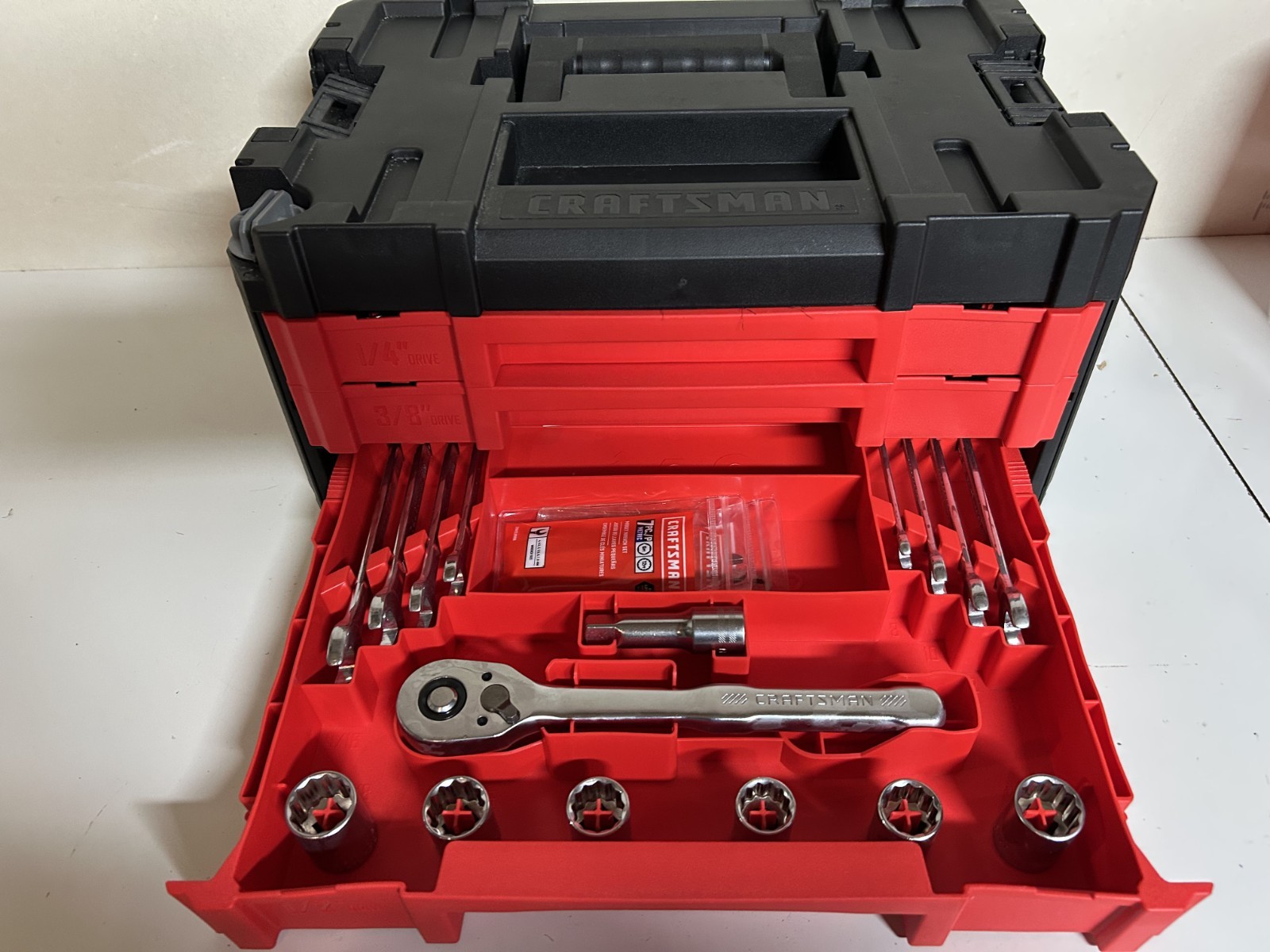 CRAFTSMAN VersaStack Mechanics Tool Set 230 Pc Sae/Metric