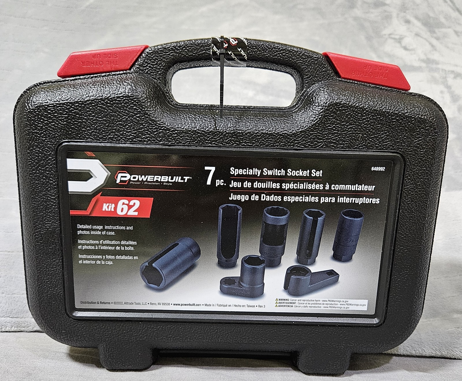 Powerbuilt Specialty Switch Socket Set Kit 62 7 Piece 648992 Oxygen Senor