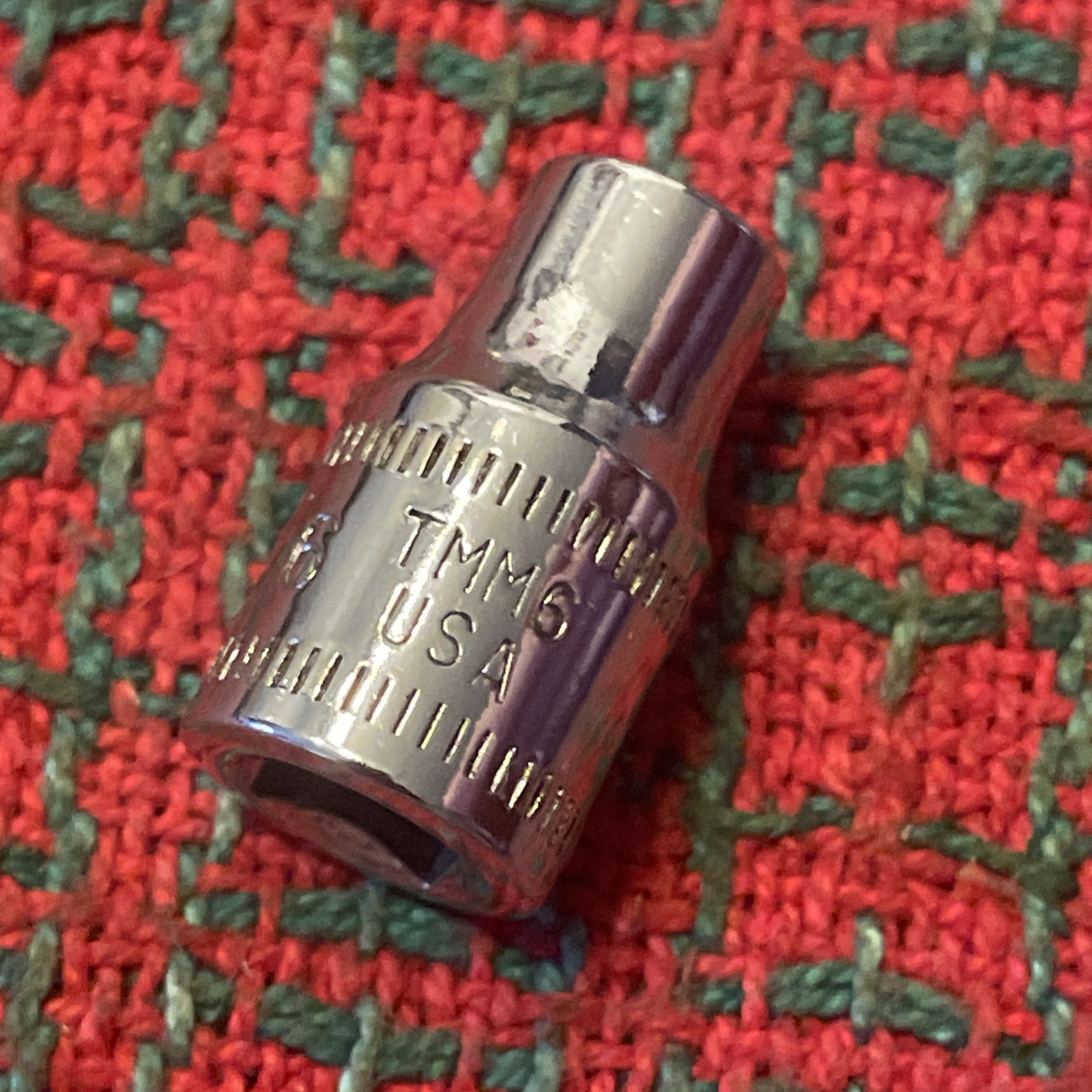 Snap On Tools TMM6 1/4″ Drive 6mm 6pt Shallow Chrome Socket 🇺🇸 Excellent!