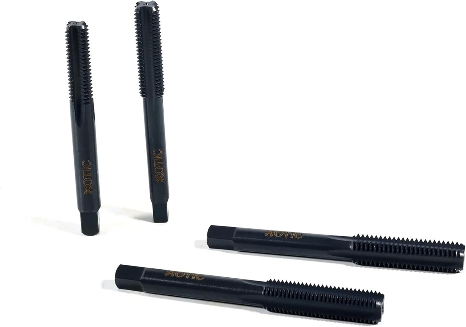 Combo Thread Chaser Tool M10 x 1.50, M11 x 1.50, M12 x 1.50, M12 x 1.75 Set of 4