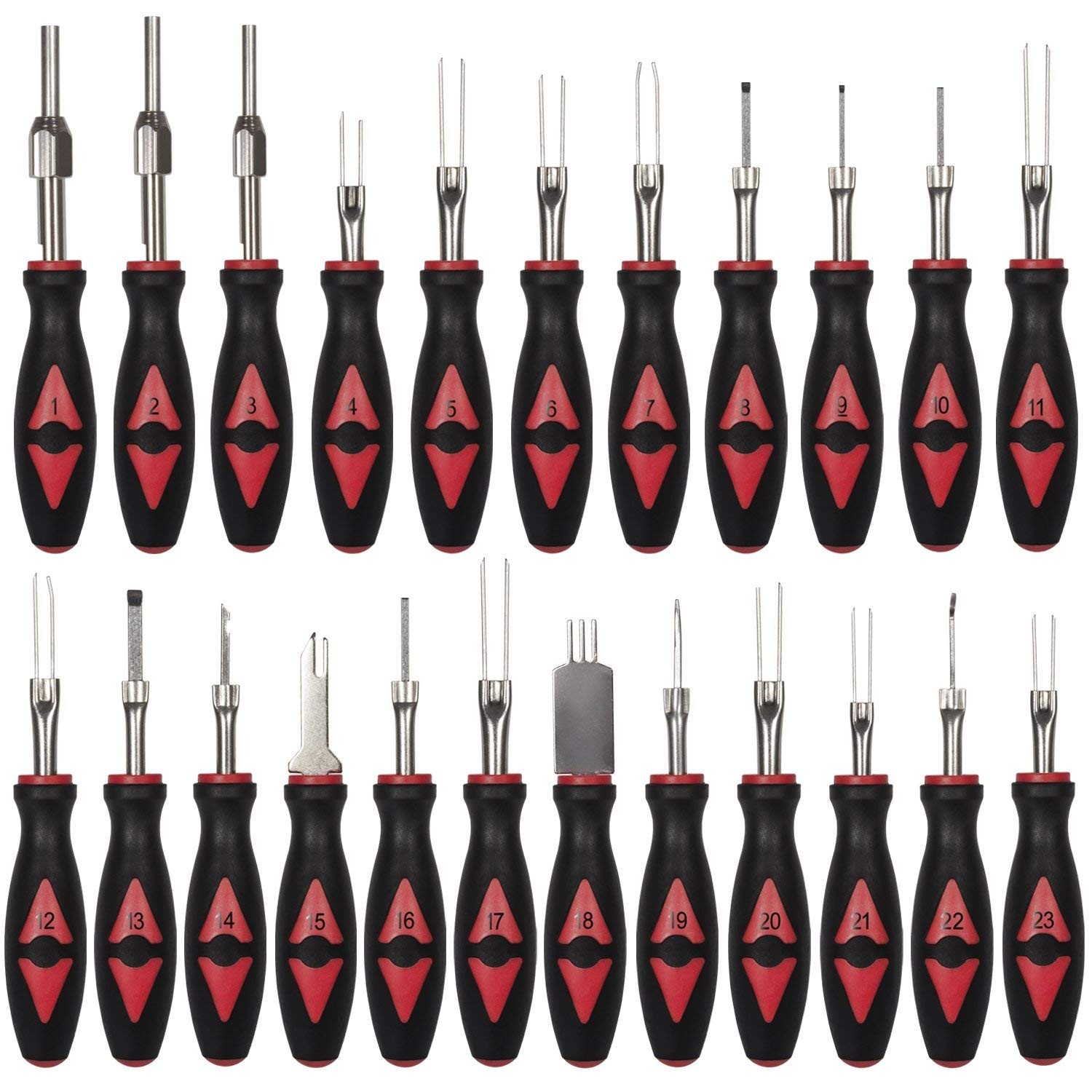 Universal Terminal Release Tools Set Electrical Connector Removal Kit 23-Piece