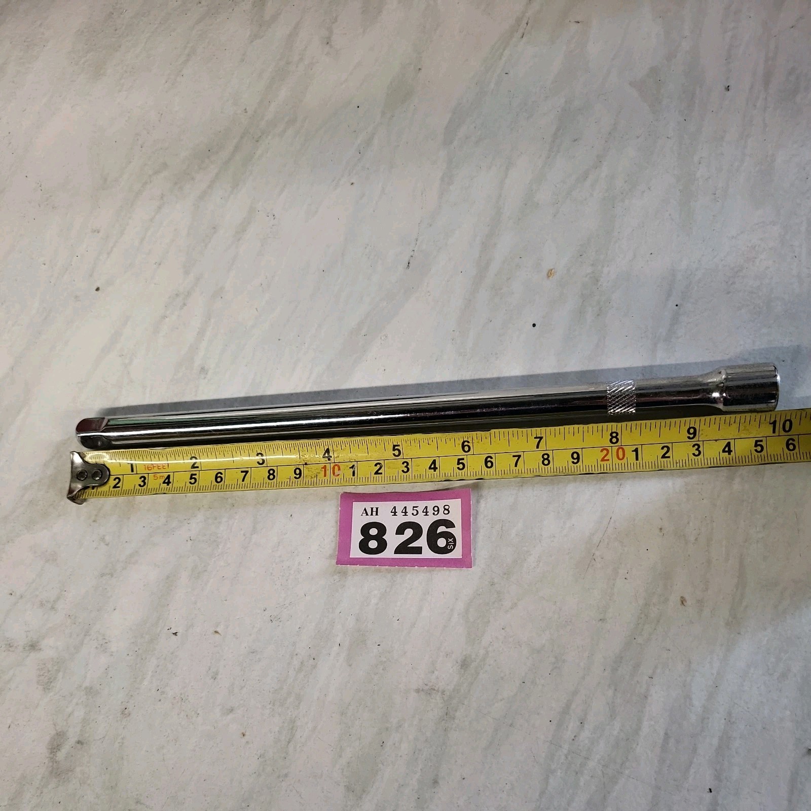 SILVERLINE 10 inch EXTENSION BAR 3/8″ square drive. Chrome Vanadium. BNWT.