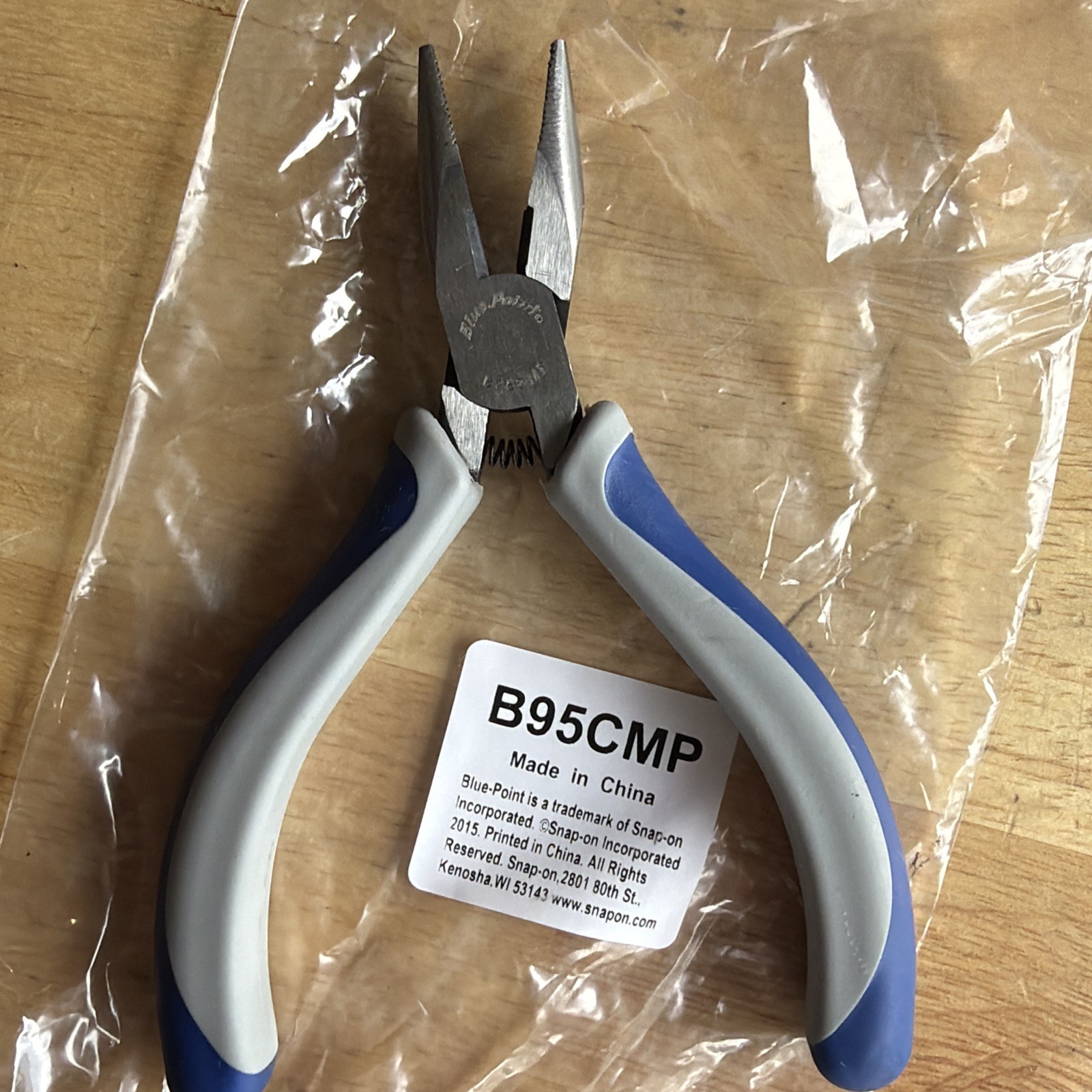 Blue Point Tools 4-7/8″ Long Mini Needle Nose Pliers W/ Cutters B95CMP NEW