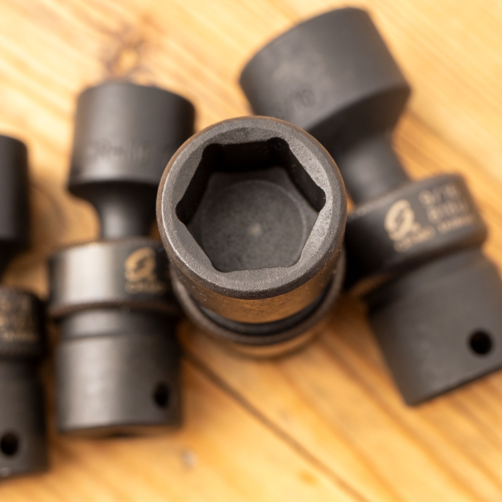 Sunex 1/4″ Impact Swivel Universal Joint Socket Set Imperial SAE 1/4″ – 9/16″
