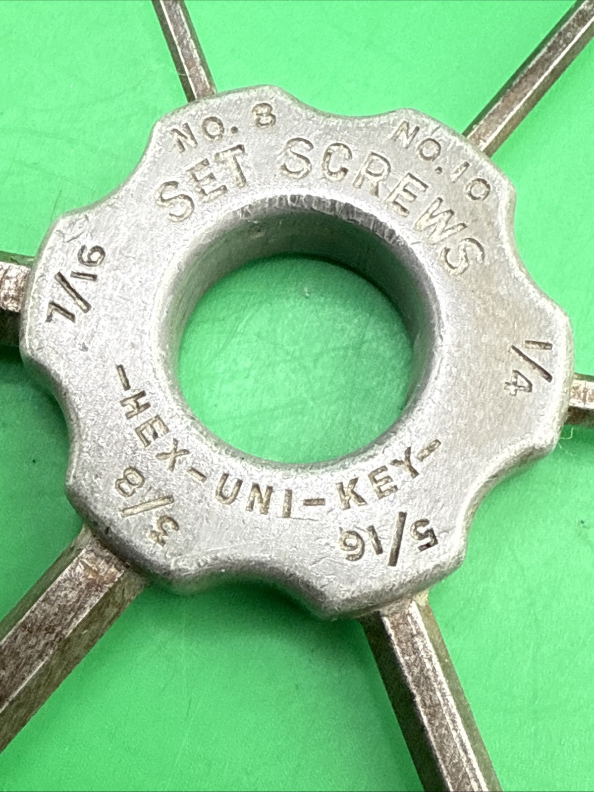Eklind T&M Co. Vintage – Hex Uni – Key 6-Way Allen Wrench Cap Screws Set