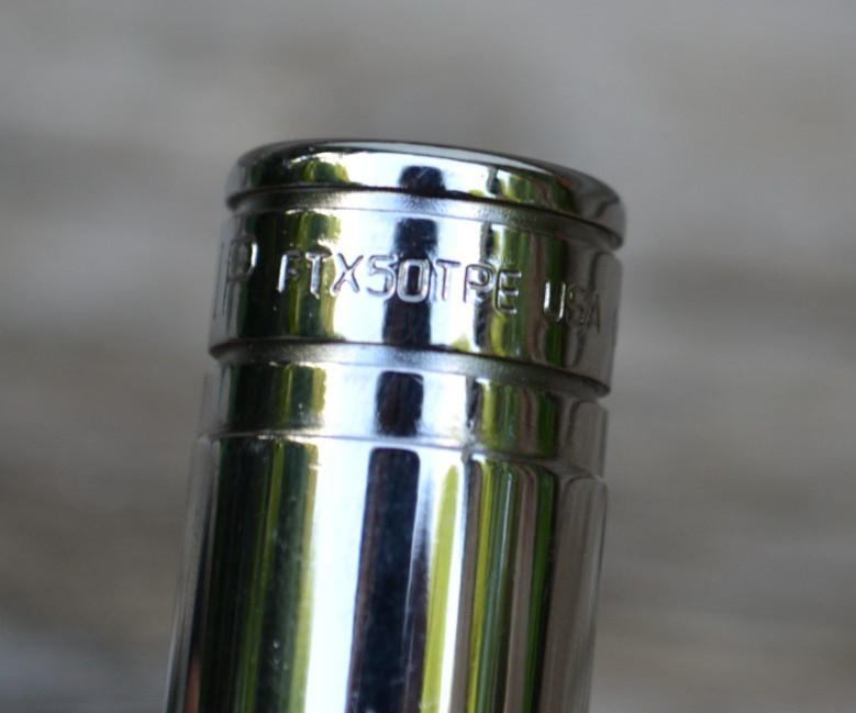 Snap-On FTX50TPE 3/8″ Drive Torx Plus 50IP Bit Chrome Socket Driver — New Other