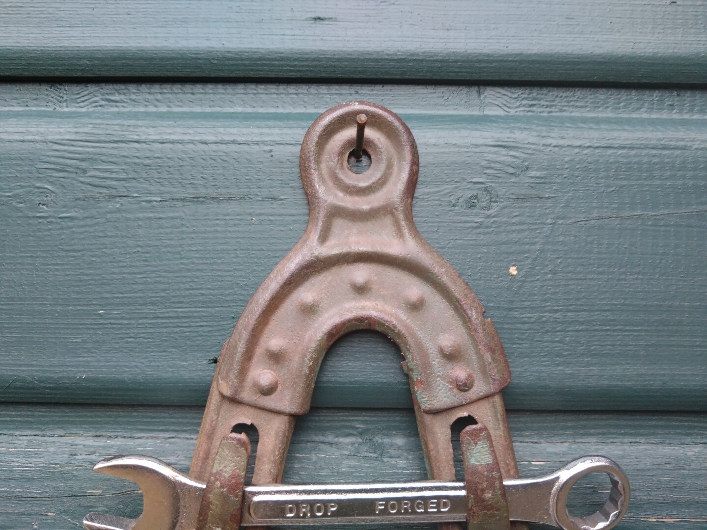 Antique Tool Rack Hanging Spanner Holder
