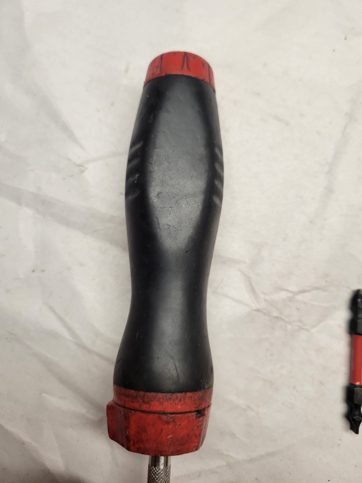 Snap-on Soft Grip Ratcheting Screwdriver SGDMRC4-80 USA Used/Includes 3 Bits