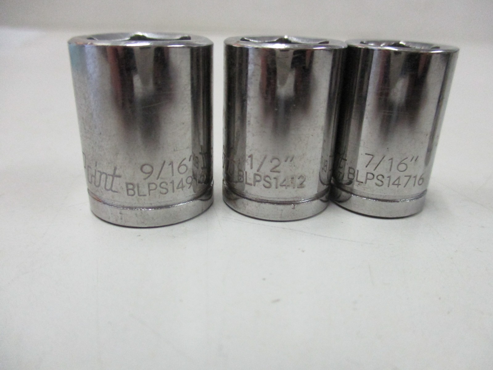 Blue-Point 7pc BLPS 1/4″ Drive 6 Point Sockets 3/16,7/32,1/4,9/32,7/16,1/2,9/16