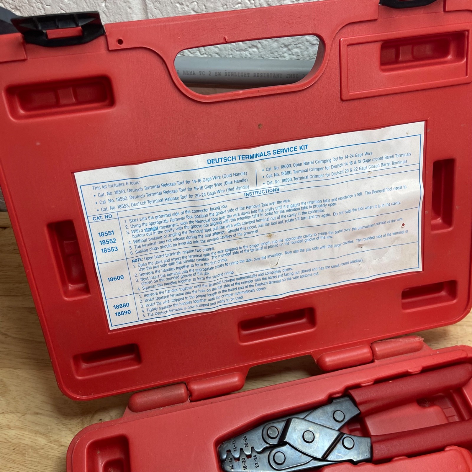 Tool Aid S&G (18650) Deutsch Terminal Service Kit READ