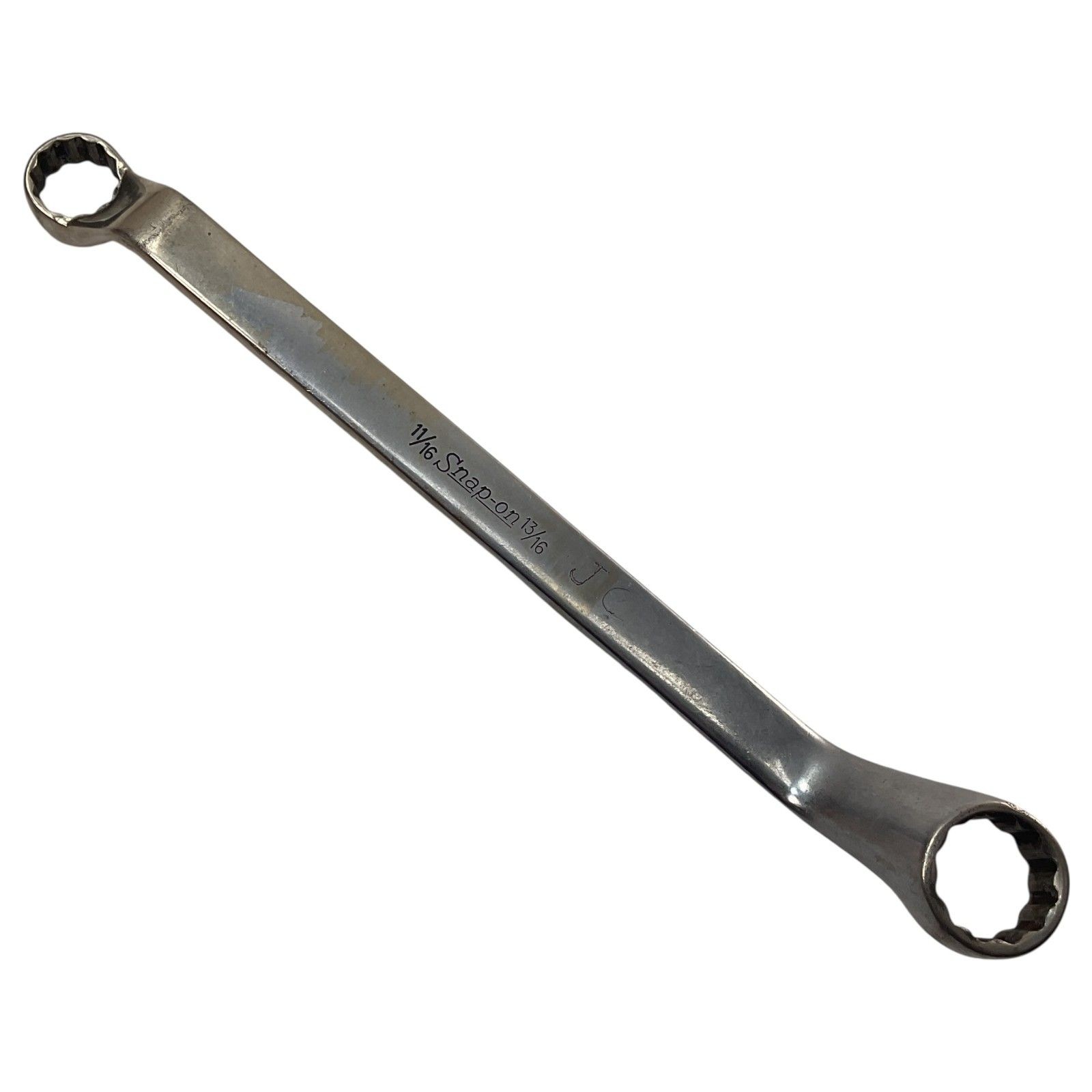 Snap-on Offset Double Box End Wrench XO2226 11/16″ x 13/16″ 12-Point As Pictured