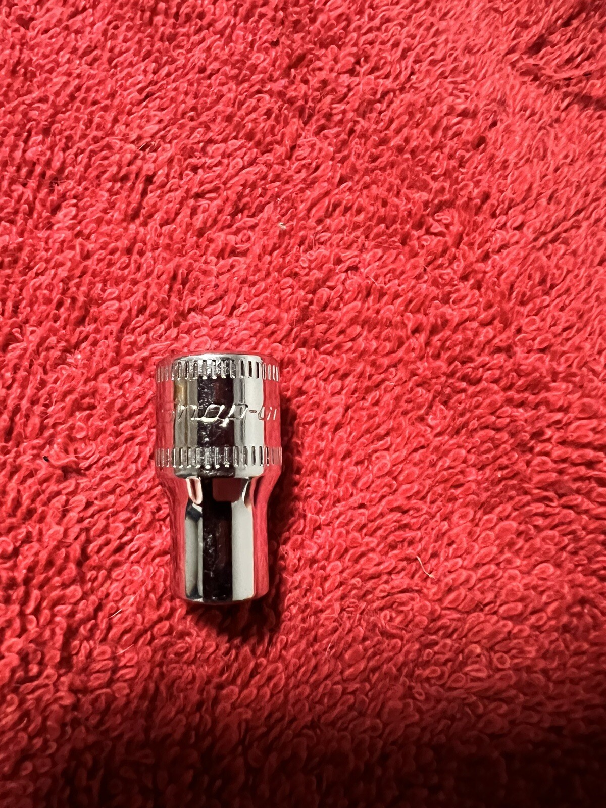 Snap-On TMM6 6mm 1/4” Drive Chrome Shallow Metric Socket Nice !!!