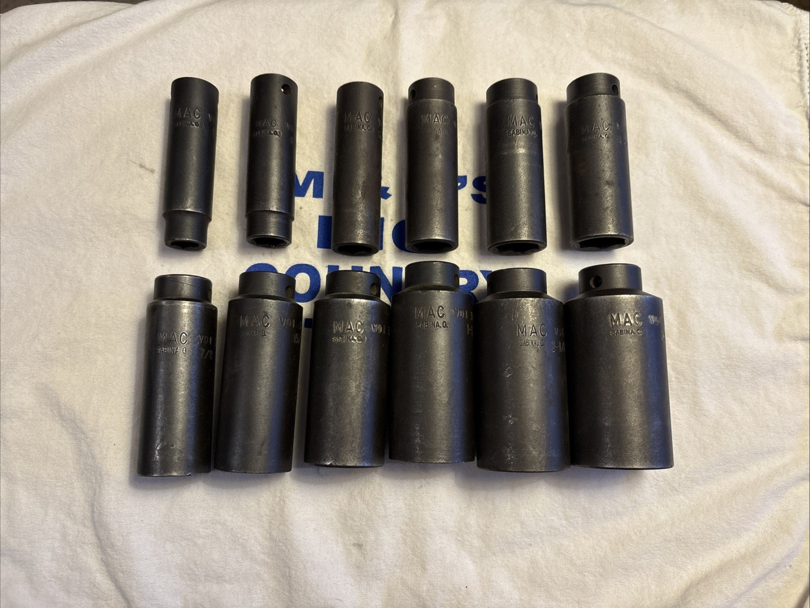 Mac Tools USA 1/2″ Drive 12pc 6pt Deep Impact Socket Set SVDP136BRPT