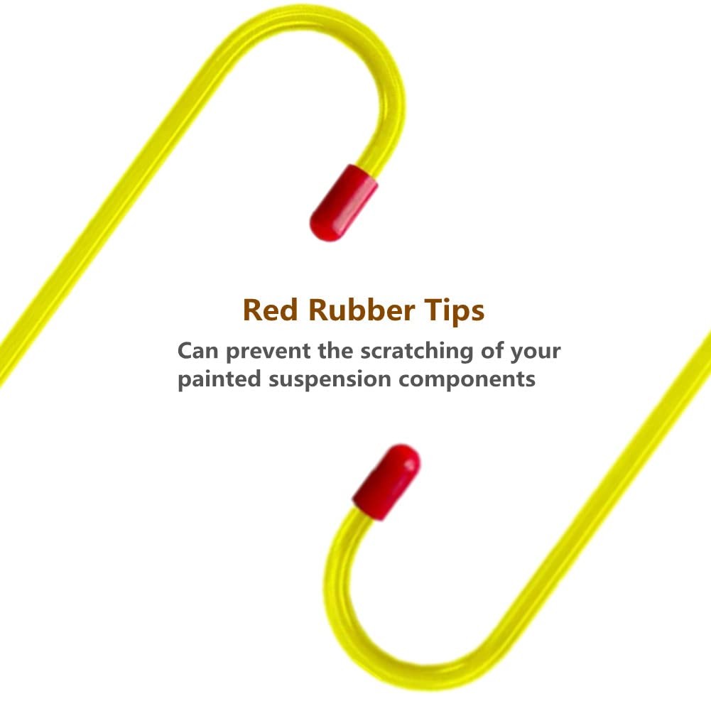 Brake Caliper Hanger Hooks with Red Rubber Tips,Auto Brake Caliper Compressio…