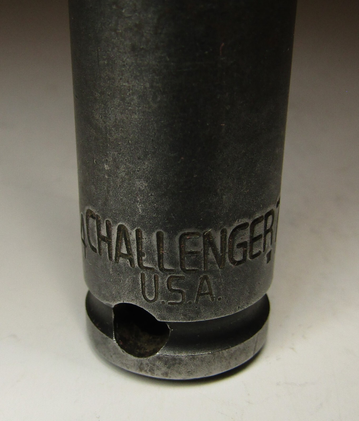 *Challenger* 7/16″ SAE 6 Point 3/8″ Drive Deep Socket L1414 – Made in U.S.A.