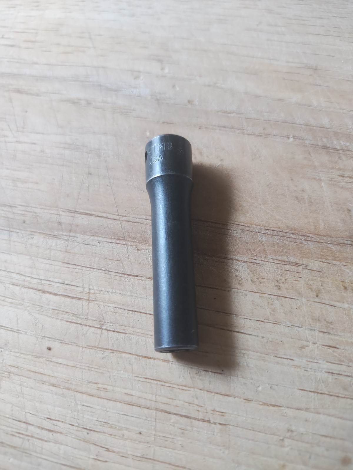 Snap On 8mm Deep, 1/4″ Drive, 6 Point Impact Socket. Part # STM8