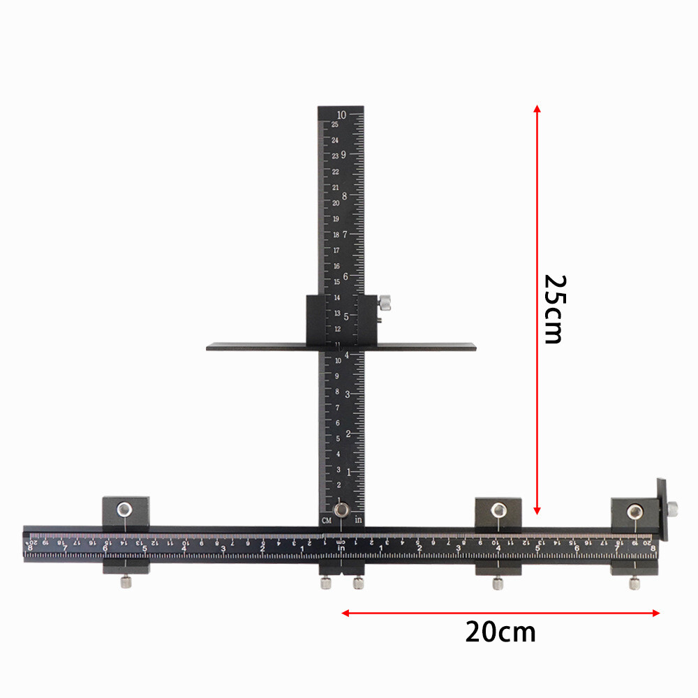 Cabinet Hardware Jig Adjustable Punch Locator Handle Template Tools Drill Guide
