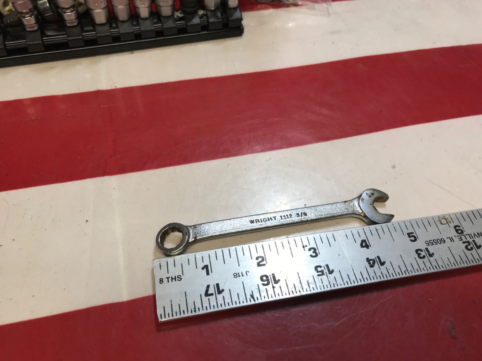 Wright tools wrench 3/8” 1112 VINTAGE 👍 FFF