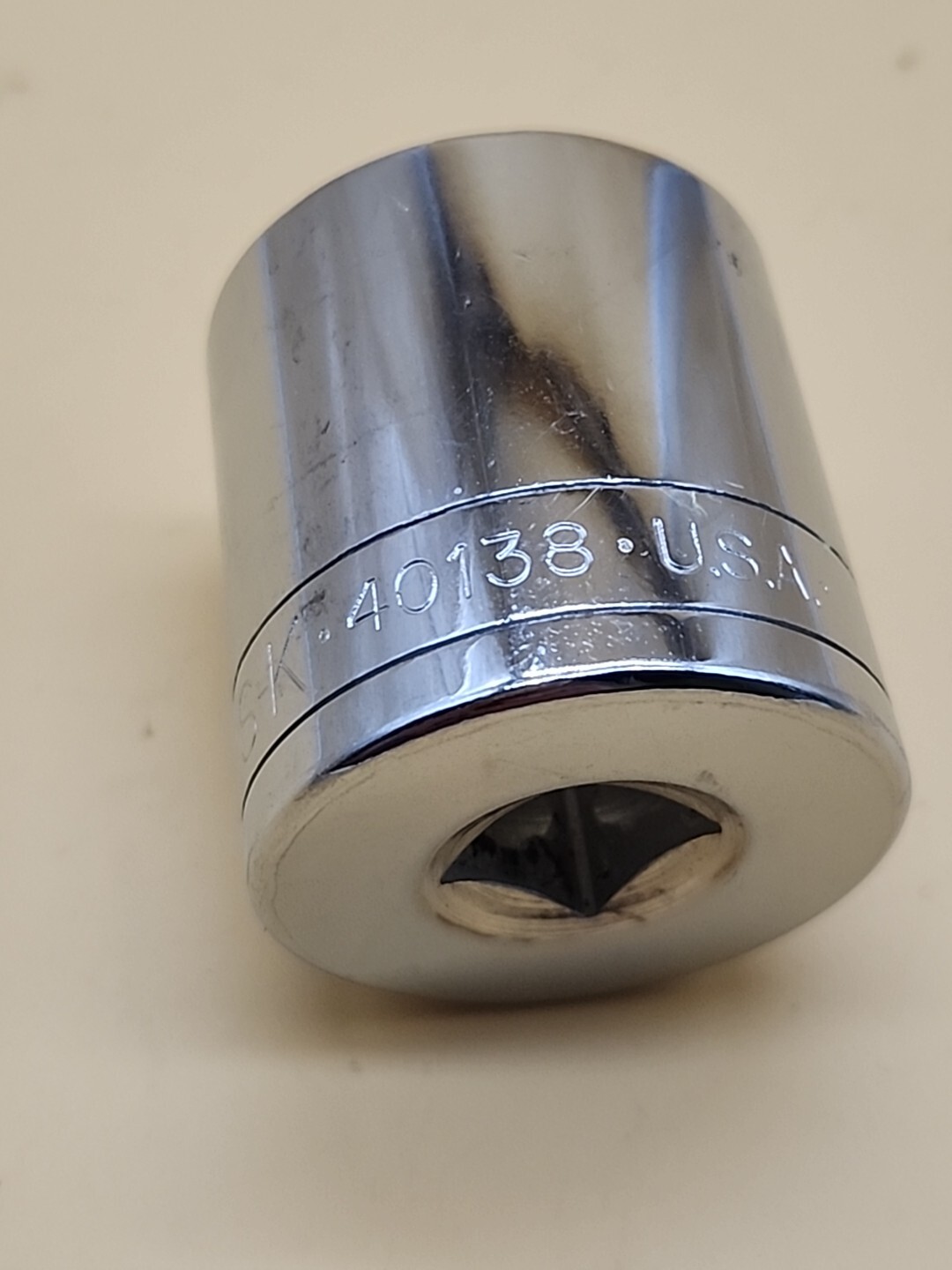 S-K Tools Socket 1/2″ Drive 1-3/16″ #40138 USA