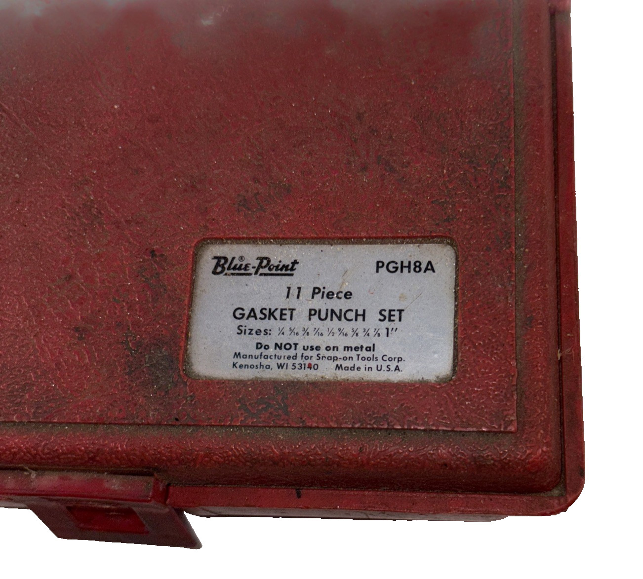 Blue Point 11 piece gasket punch set part number PGH8A