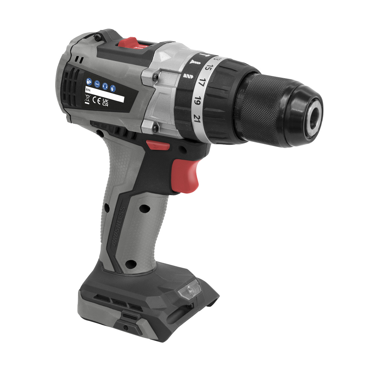Sealey CP20VDDX Brushless Hammer Drill/Driver 13mm 20V – Body Only