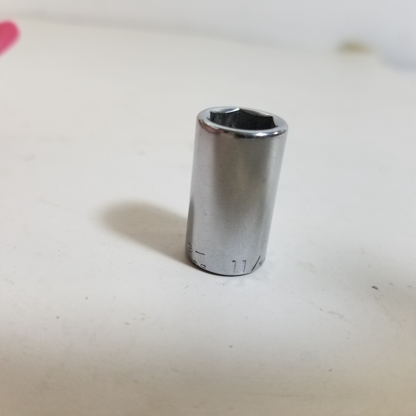 Craftsman USA 11/32″ 6 Point 1/4″ Drive Shallow Socket G Series MISPRINT