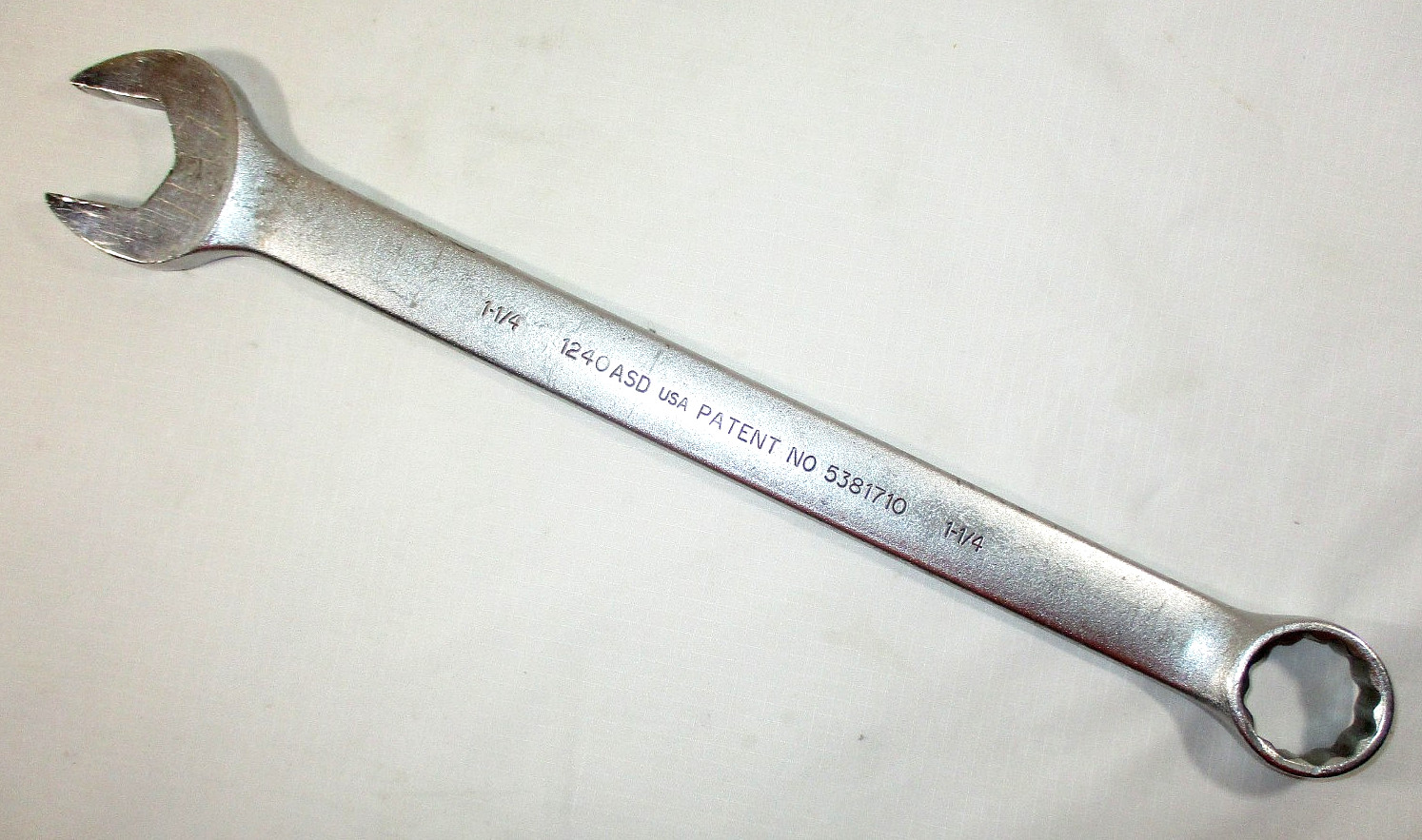 PROTO ANTI-SLIP DESIGN~ 1 1/4» Combination Wrench~1240ASD ~12 Point~USA~Used
