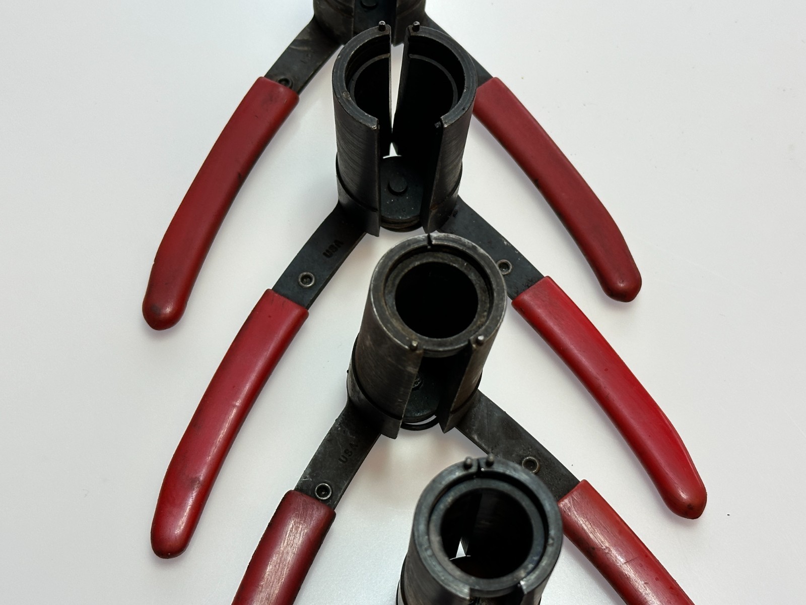 Blue Point Tools / Other 4pc ACP-1 Internal Snap Ring Pliers Set Lot, Red Grip