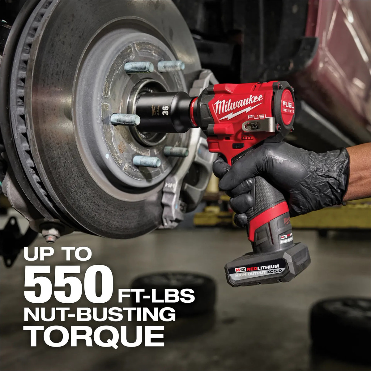 Milwaukee Tool M12 FUEL Stubby 1/2″ Impact Wrench Kit