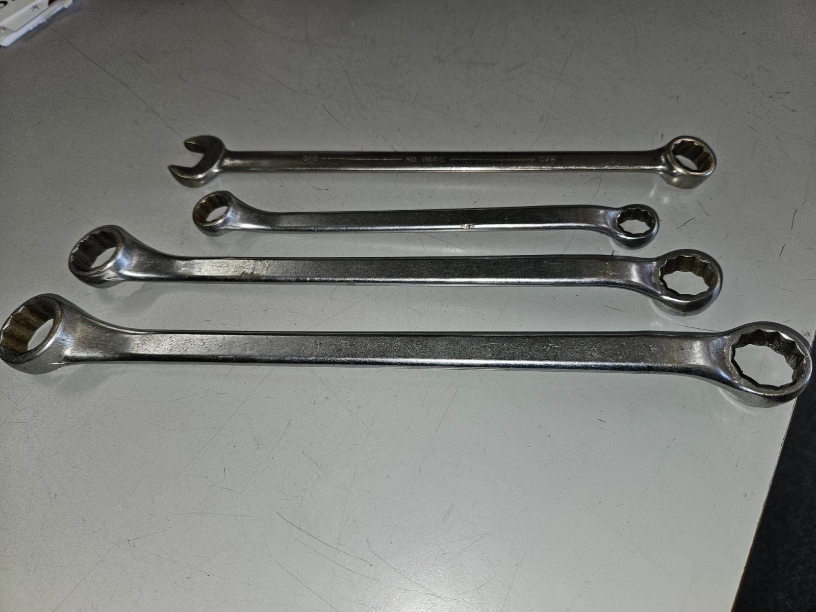 CHALLENGER Offset Box End Wrench Set of 3 1/2″-7/8″ plus Armstrong 5/8 USA Made