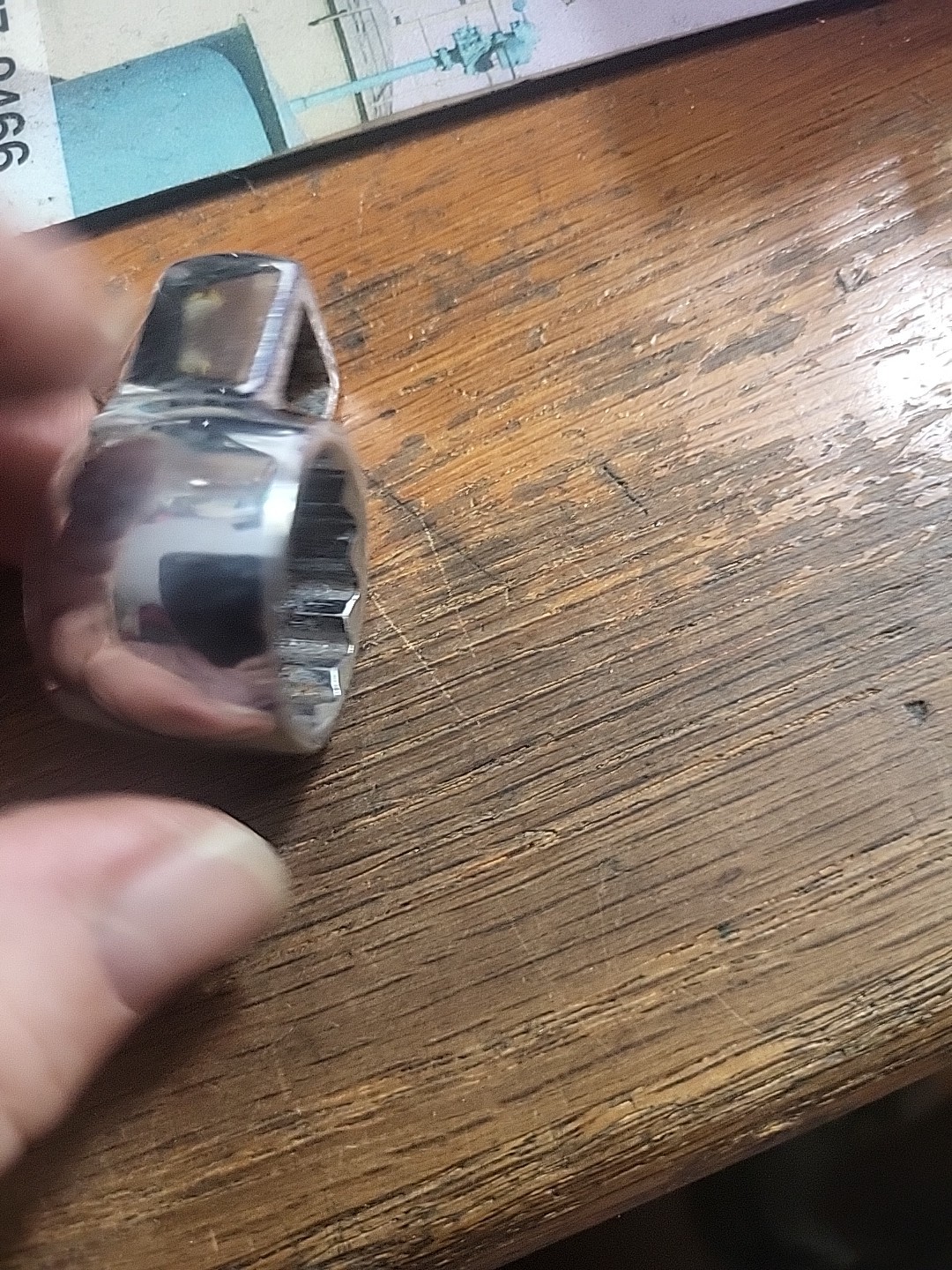 Snap-On 1/2″ drive SAE 7/8″ 12 point sensor socket Oxygen sensor socket S6150
