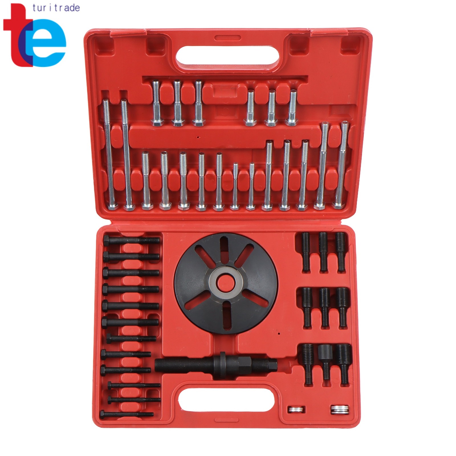 Harmonic Balancer Puller Removal & Install Tool Set Flywheel Crankshaft Kit New